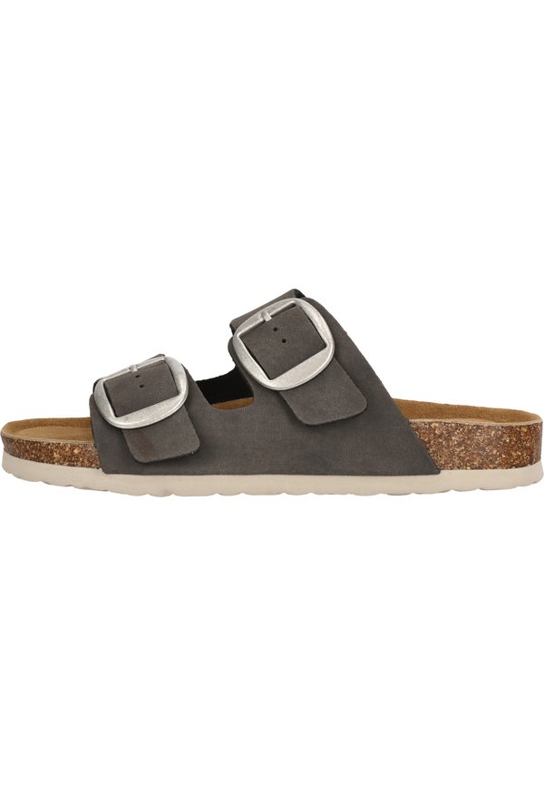 CRUZ  - Pantolette flach - granite gray