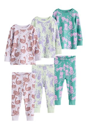 REGULAR FIT - SNUGGLE 3 PACK SET - Pizsama szett - purple green stampy character
