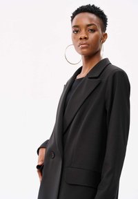 blue shadow ALMERIA - Halflange jas - black