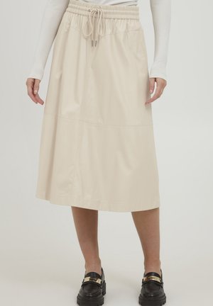 BYESONI SKIRT - A-line skirt - beige