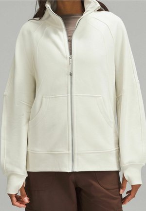 Zip-up sweatshirt - white