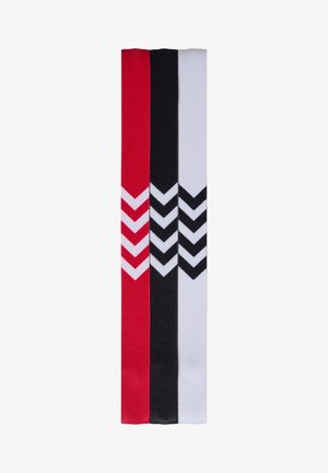 Hummel 3-PACK - Schweißband - white black true red