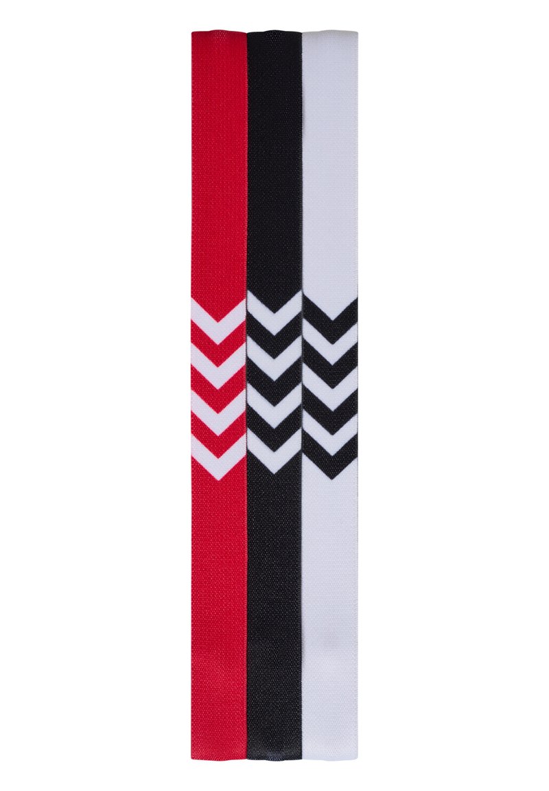 Hummel 3-PACK - Schweißband - white black true red
