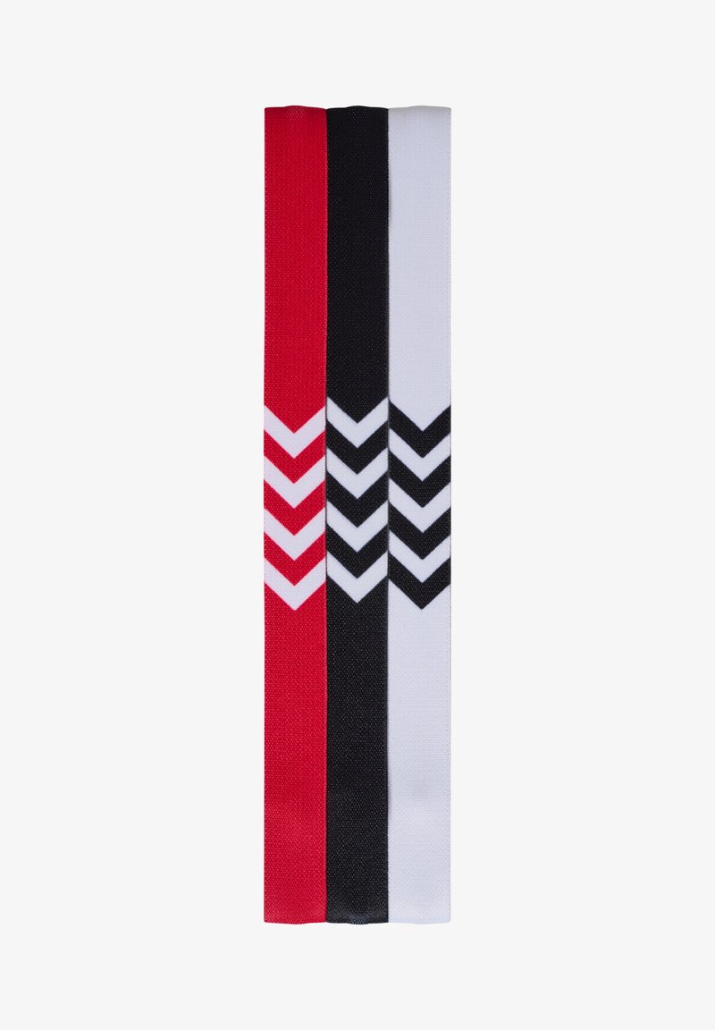 Hummel 3-PACK - Schweißband - white black true red