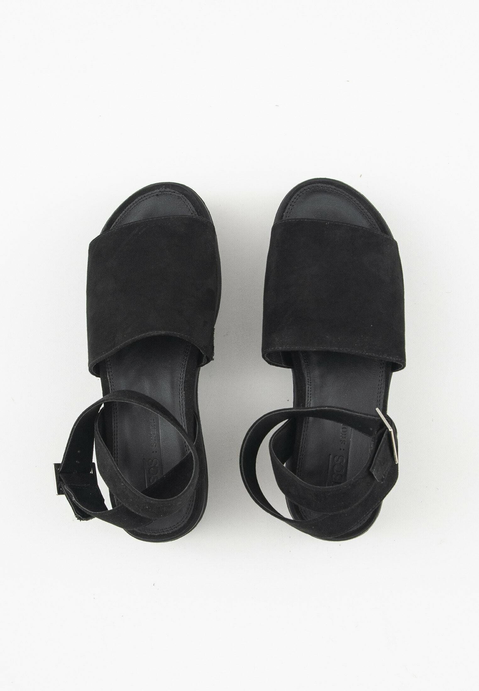 ASOS Sandalias con plataforma - black/negro - Zalando.es