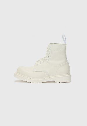 MM6 Maison Margiela Bottines à lacets - vintage smooth/white