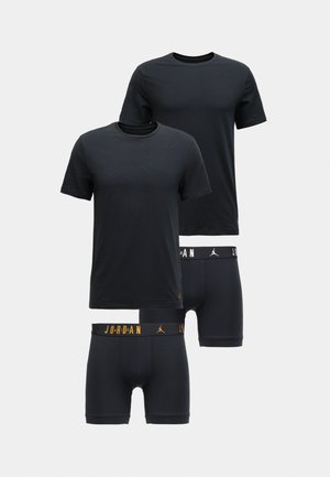 MENS BASICS SET 4 PACK - Φανέλα - black