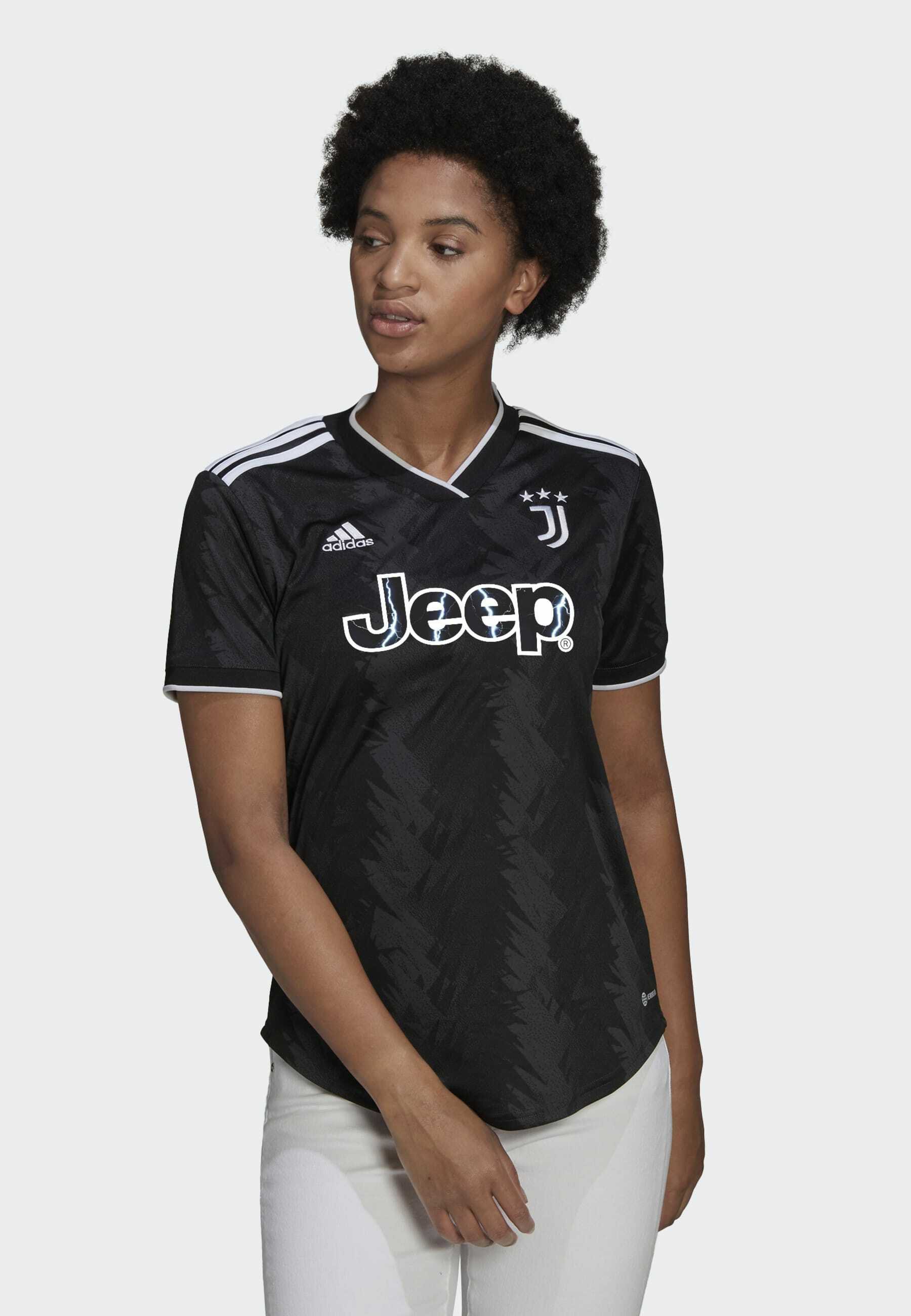 adidas Performance MAILLOT EXTÉRIEUR JUVENTUS - Maillot de foot -  black/noir - ZALANDO.FR