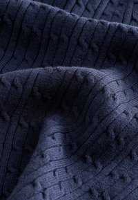 Next REGULAR FIT CABLE  - Pulover - navy