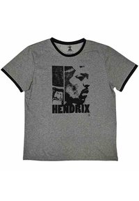 Paradiso Clothing JIMI HENDRIX LET ME LIVE RINGER - Print T-shirt - grey