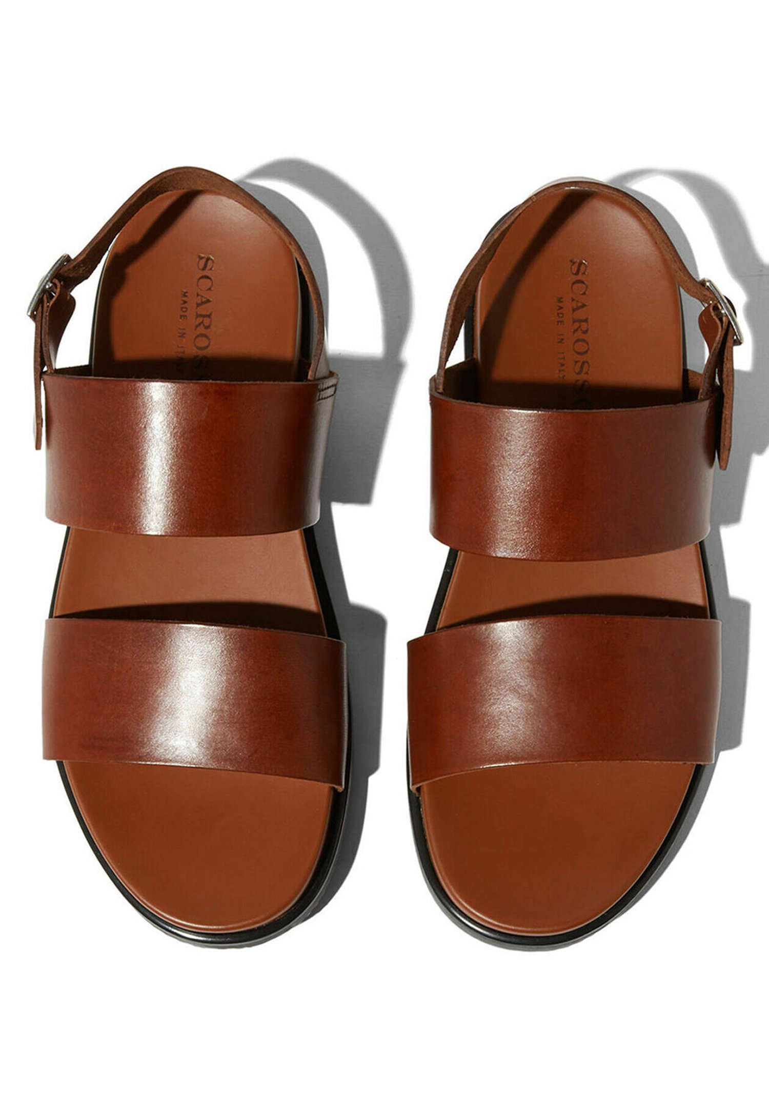 サンダル SCAROSSO SS22 Antonio Cognac (ANTONIOSANDCOGCALF) Scarosso ANTONIO - Sandales - cognac calf/cognac - ZALANDO.FR