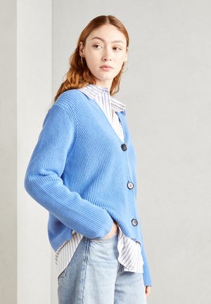 Marc O'Polo CARDIGAN LONGSLEEVE V NECK - Cardigan - shiny sky