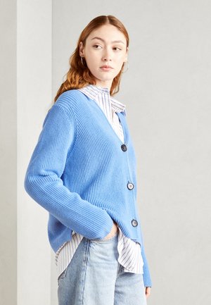 Marc O'Polo CARDIGAN LONGSLEEVE V NECK - Neuletakki - shiny sky