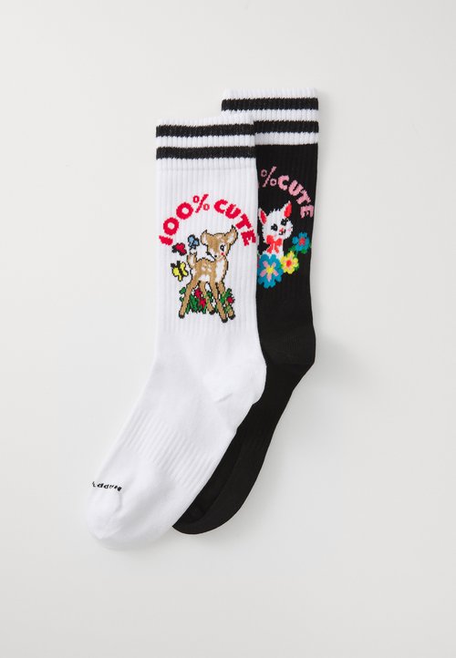 100% CUTE SNEAKER SOCKS UNISEX 2 PACK - Sokker - multi