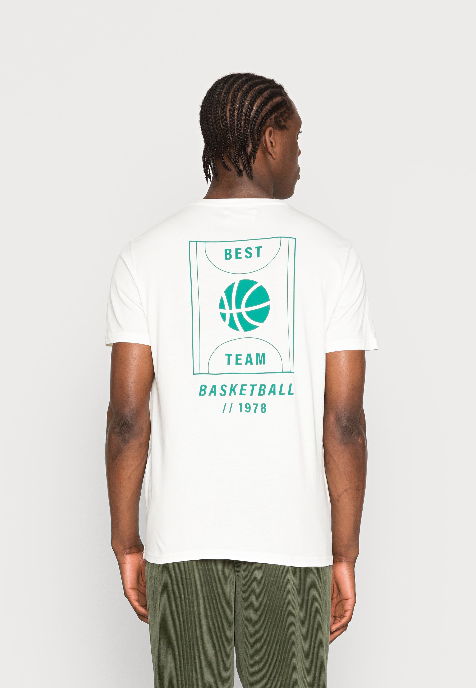 Pier One Print T-shirt - off white/off 