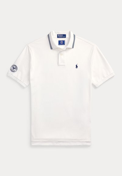 Polo Ralph Lauren WIMBLEDON CLASSIC FIT STRETCH POLO SHIRT UNISEX - Pólóing - ceramic white
