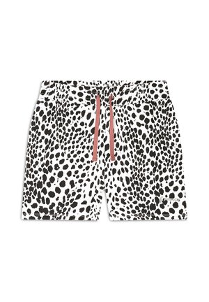 Pantaloncini sportivi - leopard animalier on black