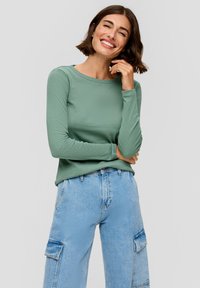 s.Oliver Longsleeve - helles petrol