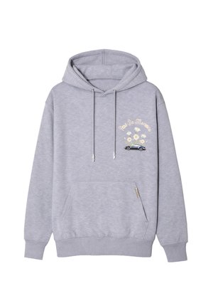 Pas de Monaco, FLEUR DE ROUTE HOODY - Hættetrøje - marl grey