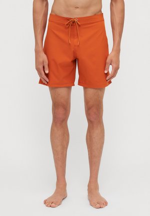 SOLID TECHNICAL SURF TRUNKS - Swimming shorts - orange