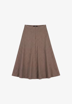 zero, sukňa v tvare A - beige brown