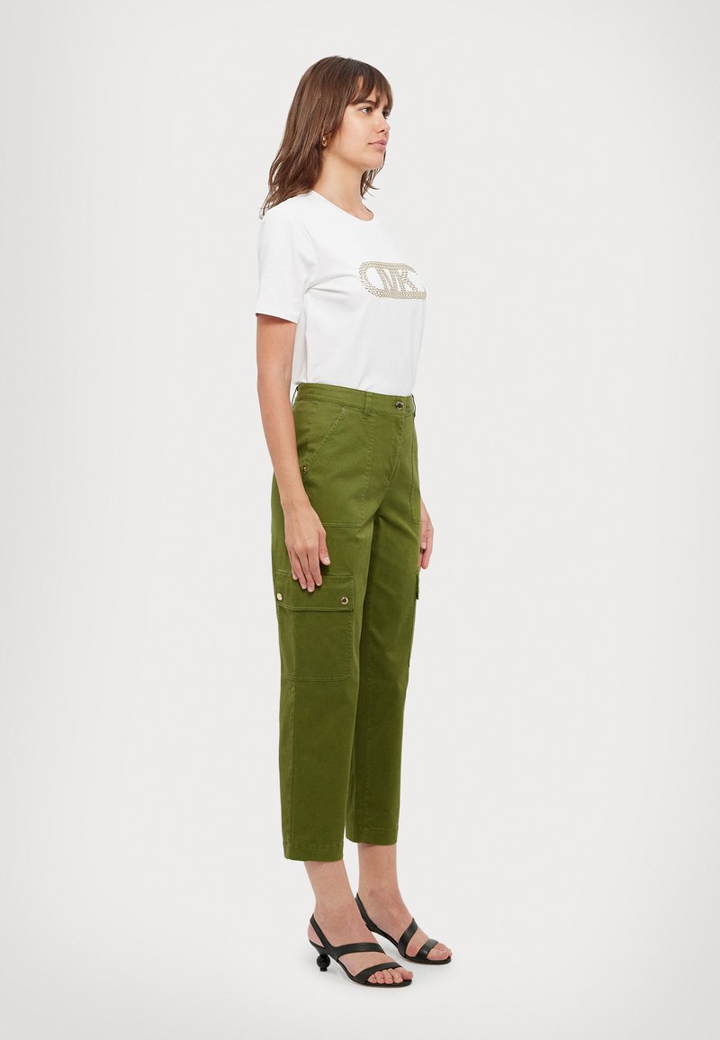 MICHAEL Michael Kors GROMMET EMPIRE - T-shirt basique - white