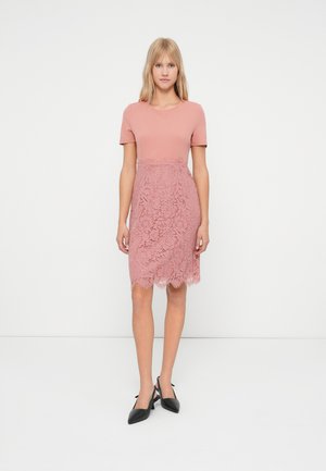 VICLARA O NECK DRESS - Kasdienė suknelė - old rose