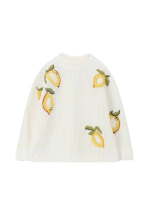 Sissy-Boy MIT STICKEREI - Pullover - weiß