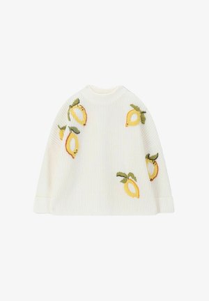 Sissy-Boy, MIT STICKEREI - Strickpullover - weiß
