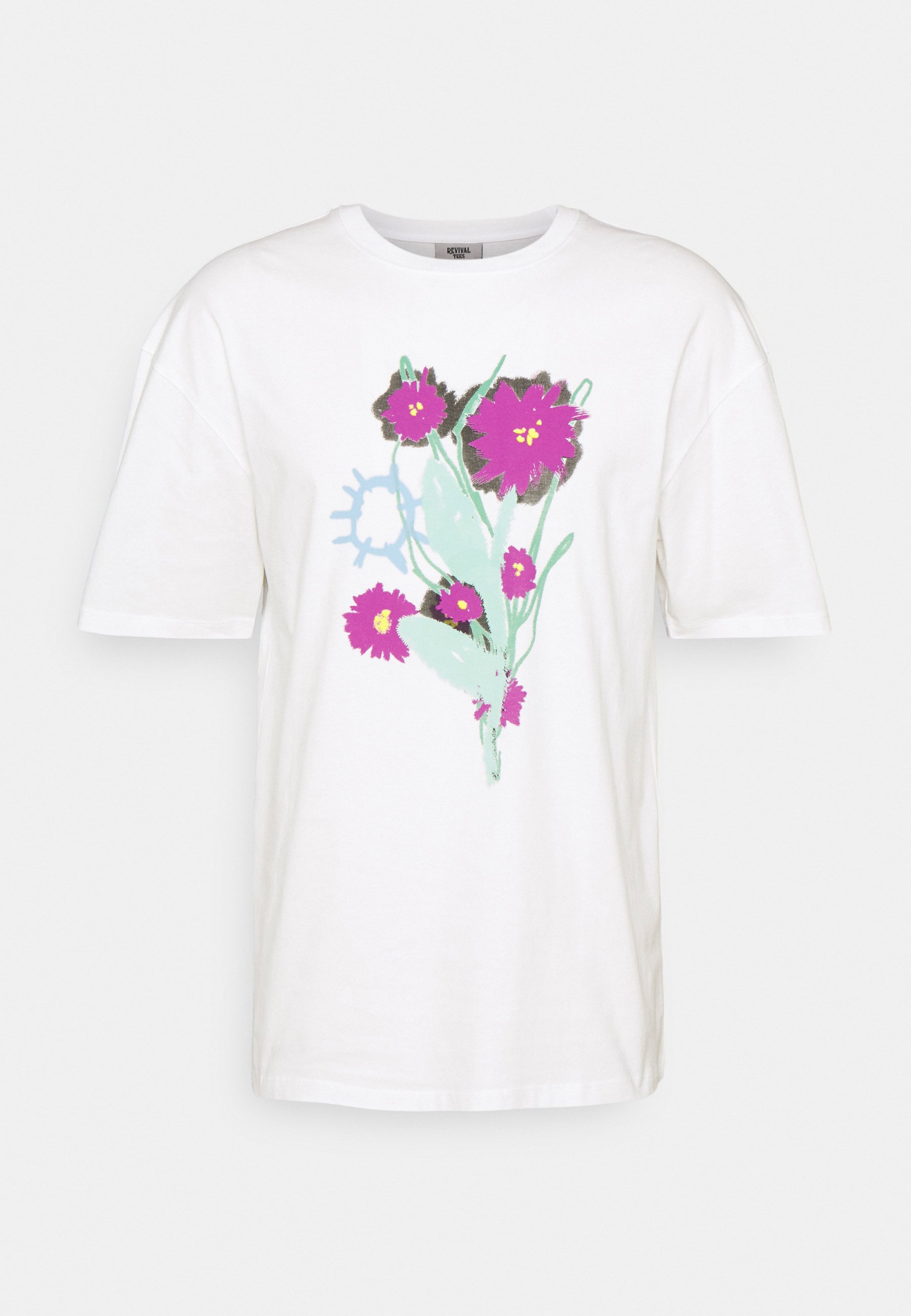 Damen WAKE UP AND SMELL THE FLOWERS TEE UNISEX - T-Shirt print Damen WAKE UP AND SMELL THE FLOWERS TEE UNISEX - T-Shirt print
