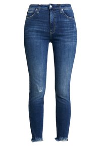 Calvin Klein Jeans Vaqueros pitillo - dark-blue denim