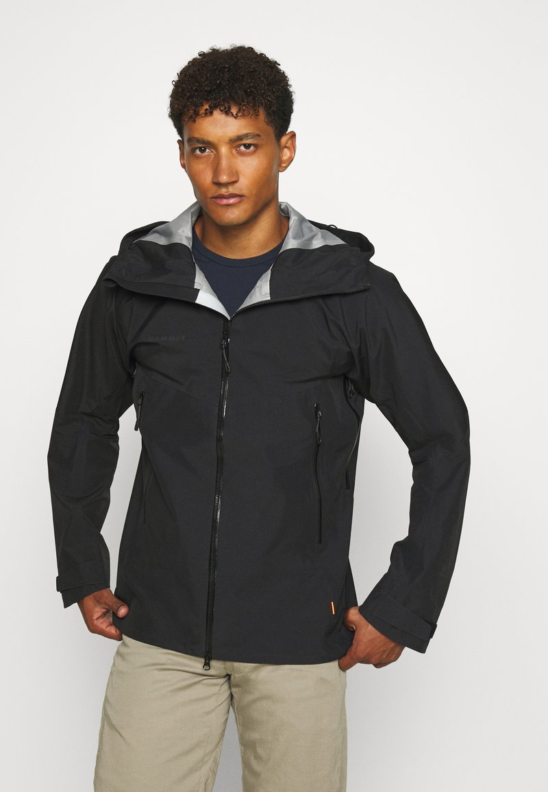 Mammut CRATER HOODED JACKET MEN Hardshell jacket black Zalando.co.uk