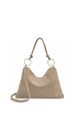 OH MY BAG, SAC POCHETTE HOBO EN CROÛTE DE CUIR SOA - Sac bandoulière - beige crème