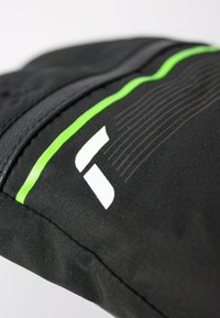 Reusch SNOW - Fingervantar - black   neon green