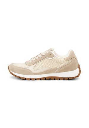 SNEAKER MIT INSATZ - Trainers - dusty sand raw cotton