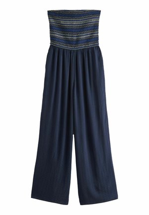 BANDEAU WIDE LEG PETITE. - Jumpsuit - navy