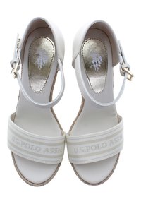 U.S. Polo Assn. AYLIN - Sandály na klínu - tofu