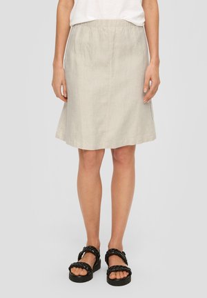 s.Oliver, A-lijn rok - beige