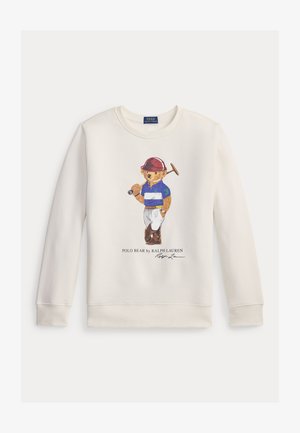 Polo Ralph Lauren POLO BEAR FLEECE SWEATSHIRT 7-14Y - Felpa - white