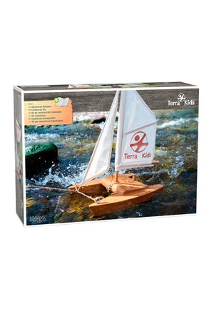 HABA TERRA KATAMARAN-BAUSATZ - Wooden toy - white