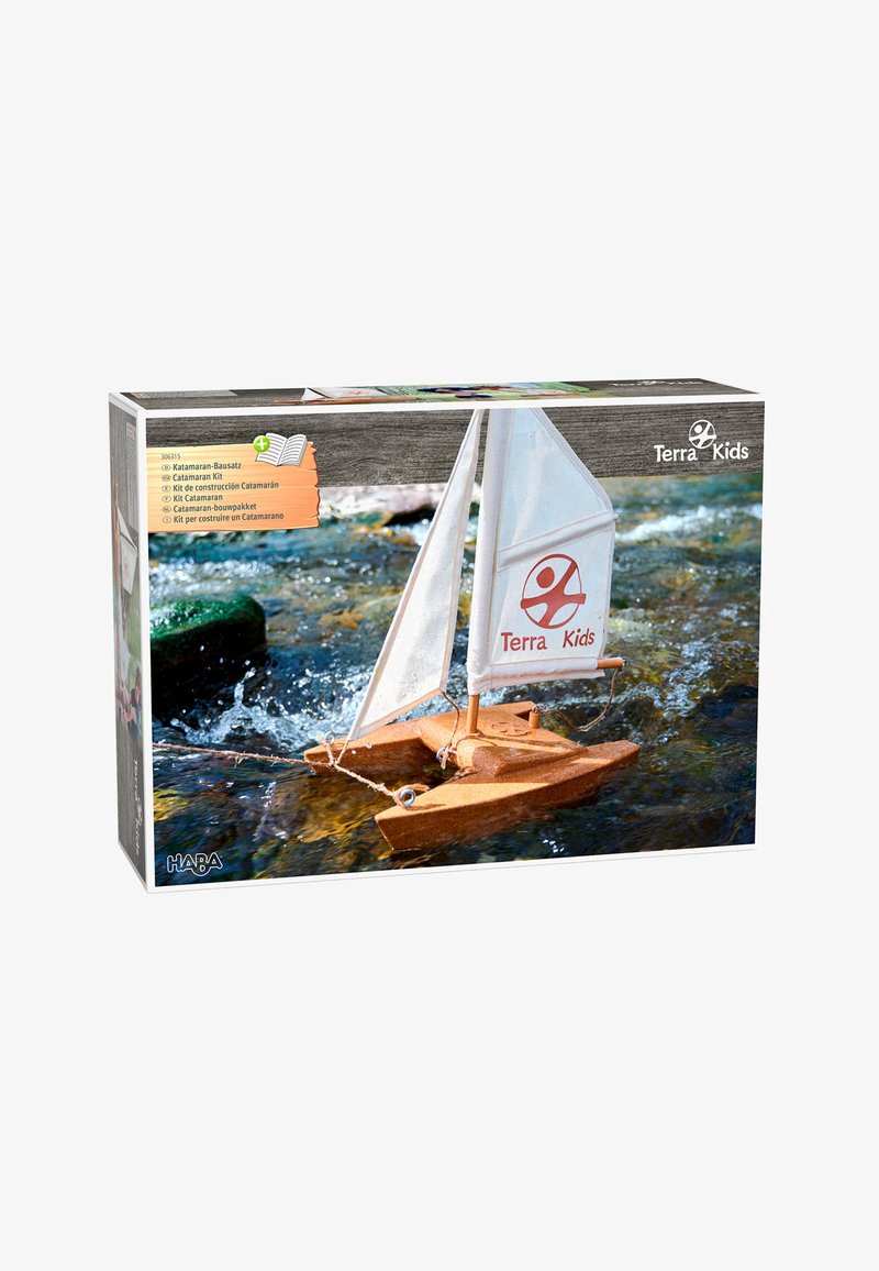 HABA TERRA KATAMARAN-BAUSATZ - Holzspielzeug - white
