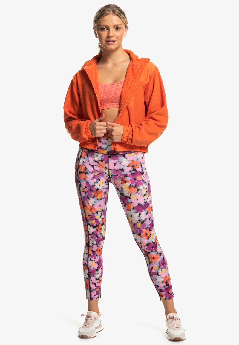 Roxy Fleecejas oranje