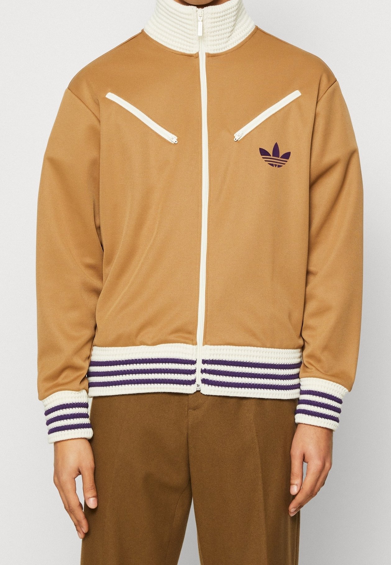 adidas Originals Giacca sportiva brown/marrone (Second hand