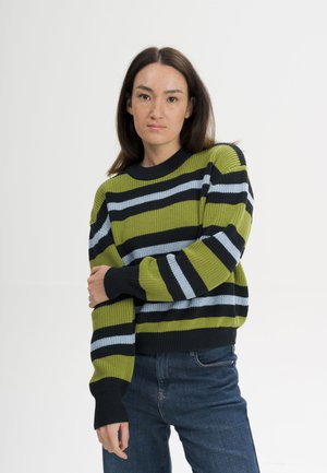 MELA, MELA - Pullover - seaweed gestreift