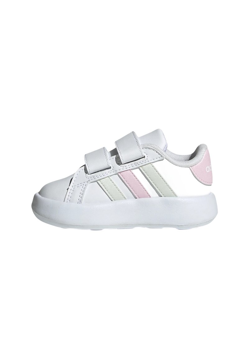 adidas Performance GRAND COURT - Zapatillas - white, jade, pink