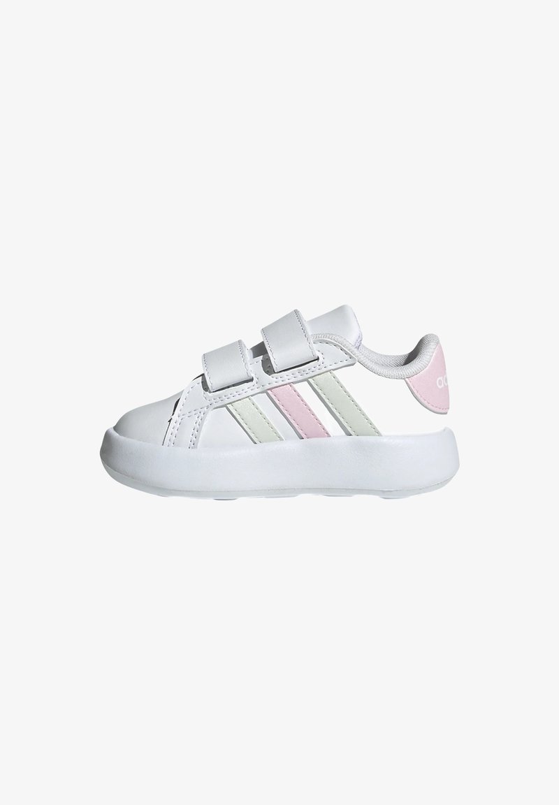 adidas Performance GRAND COURT - Zapatillas - white, jade, pink