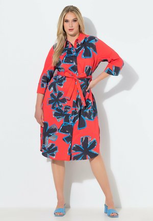 CONTRAST COLOR FLOWER - Blousejurk - red