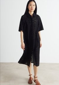 Cras LACYCRAS DRESS - Rochie tip cămașă - black