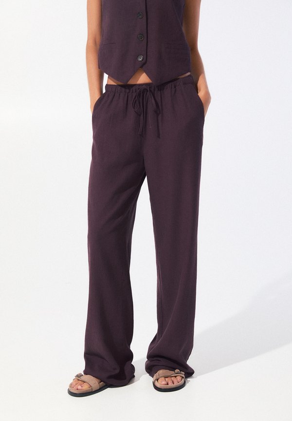 WIDE LEG - JOGGER - Stoffhose