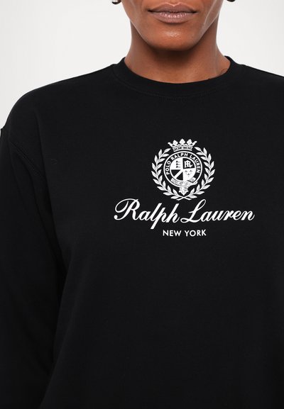 Polo Ralph Lauren STANDARD LONG SLEEVE - Sudadera - black/white